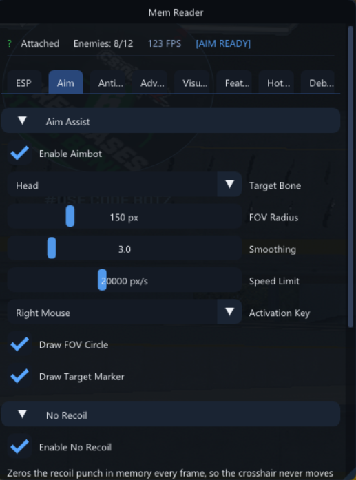 Research screenshot of an unauthorized automation control interface